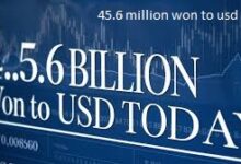 45.6 Million Won to USD