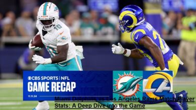 ]Miami Dolphins vs Los Angeles Rams Match Player Stats
