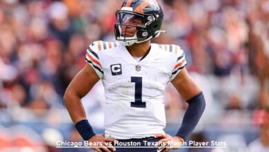 Chicago Bears vs Houston Texans Match Player Stats