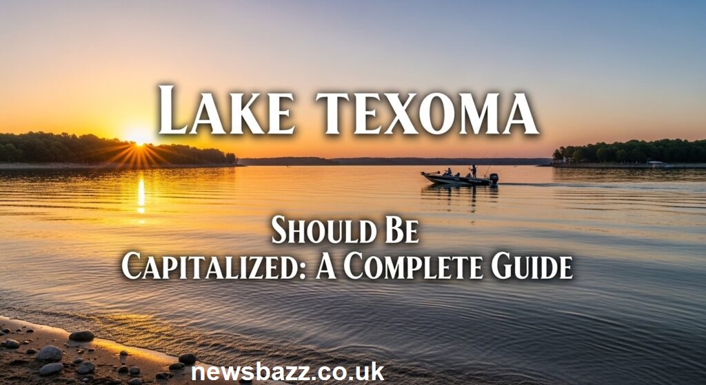 Lake Texoma Should Be Capitalized