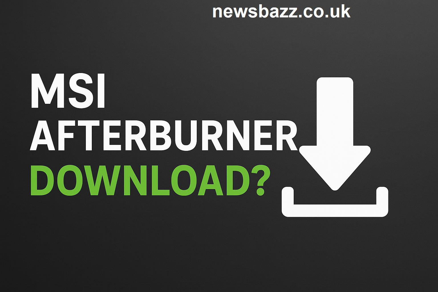 “MSI Afterburner dashboard showing GPU monitoring and fan control”